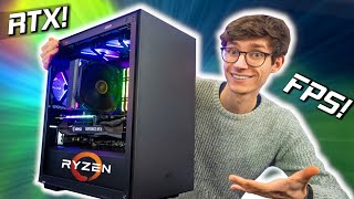 My INCREDIBLE RTX 3070 Gaming PC Build 2021 🤗 Ryzen 5600X 4K Gameplay Cyberpunk Benchmarks [upl. by Leund]