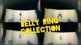 Trying on ALL my Belly Button Jewelry  Belly Button Ring Collection [upl. by Mcmullan]