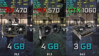 RX470 vs RX570 vs GTX1060 3gb 게임 성능 비교 롤 오버워치 배그 with 라이젠 5600X [upl. by Tniassuot]