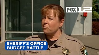 Clackamas County committee battles over sheriffs budget [upl. by Oicnedif970]