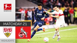 VfB Stuttgart  1 FC Köln 30  Highlights  Matchday 21 – Bundesliga 202223 [upl. by Stephan]