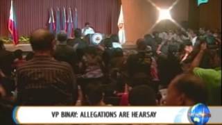 NewsLife VP Binay Allegations are hearsay  Sept 18 2014 [upl. by Afira596]