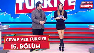 Cevap Ver Türkiye 15 Bölüm CevapVerTurkiye [upl. by Adlesirhc]