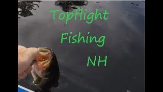 Contoocook River Bass Fishing  8102018 [upl. by Yarahs]