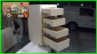 Como realizar cajones fuertes para gabinete En Madera contrachapada How to make Drawers playwood [upl. by Ezalb]