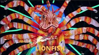 The reveal of Lionfish by The Masked Singer UK [upl. by Kelam]