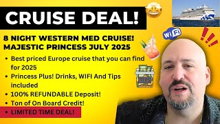 🔥 Epic Europe Cruise Sale Sail July 2025 on Majestic Princess – AllInclusive amp Limited Spots 🚢 [upl. by Cranford]