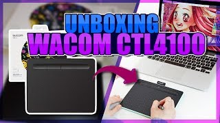 UNBOXING TABLETA GRÁFICA WACOM INTUOS CTL4100  en español [upl. by Nahum861]