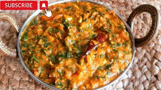 Dhaba Style Palak 🍃 Lasooni Recipe [upl. by Cudlip]