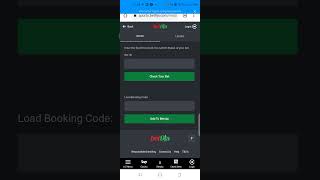 How To Add Your Booking Codes For Bet9ja Mobile  Simple steps for bet9ja mobileKorrectBetsite [upl. by Lahcym]