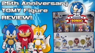 Sonic The Hedgehog 25th Anniversary TOMY Figure Review [upl. by Melloney727]