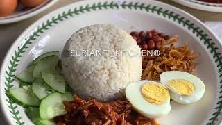 Nasi Lemak amp Sambal Sotong Kering [upl. by Yanaj]