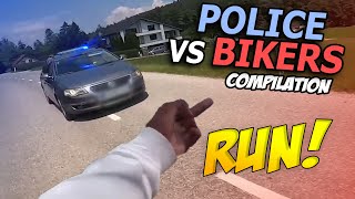 COPS VS BIKERS  MOTORCYCLE POLICE CHASE  Best Compilation 2024 [upl. by Cornie]