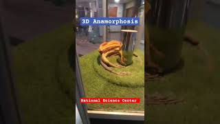 3 D Anamorphosis  National Science Centre  Science Museum  Delhi  shorts [upl. by Onil]