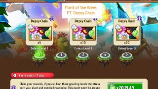 Plants vs Zombies Event Plant of the Week  Dazey Chain [upl. by Llerrej]