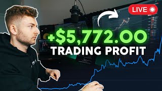 LIVE TRADING CRYPTO  How To Profit 5772 In a Week  10x Strategy [upl. by Brink818]