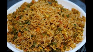 Egg Maggi  Egg Maggi Recipe  How to Make Egg Maggi Masala Recipe [upl. by Hayifas]