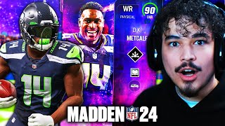 DK METCALF IS TRULY UNSTOPPABLE WR1 Madden 24 Ultimate Team [upl. by Mannie]