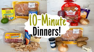 10 MINUTE RECIPES  5 Tasty amp QUICK Dinner Ideas  Best Home Cooked Meals Made EASY  Julia Pacheco [upl. by Nivle]