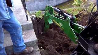 John deere 4110 Digging [upl. by Cynthie]