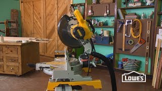 How to Use a Miter Saw [upl. by Ahsilak]