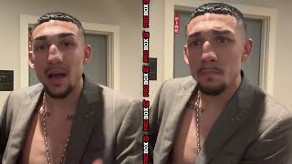 TEOFIMO LOPEZ  quotLIKE A MAN TRYING TO CATCH A CHICKENquot EXCLUSIVE POST FIGHT INTERVIEW [upl. by Ventura]