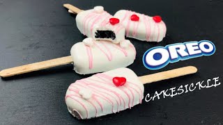 OREO CAKESICLES  NO OVEN CAKESICLES  EASY NO BAKE CAKESICLES [upl. by Alexandria50]