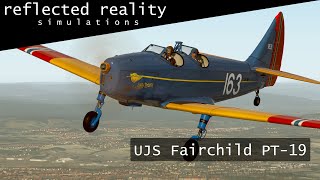 UJS Fairchild PT19  Getting Airborne [upl. by Lowery]