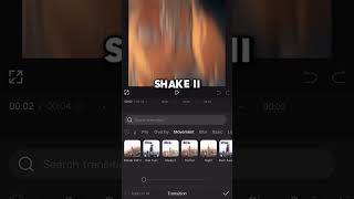 Capcut SHAKE Tutorial capcut capcutedit shorts capcuttutorial edit shaketransition [upl. by Elsa]