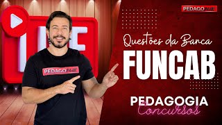 BANCA FUNCAB  QUESTÕES DE PEDAGOGIA [upl. by Killigrew]