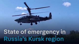 Russia alleges large scale Ukrainian incursion in Kursk region  DW News [upl. by Haraj604]