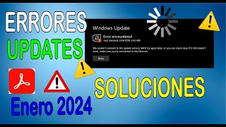 ERRORES UPDATES ENERO 2024  Windows Server  SOLUCION [upl. by Enaed]