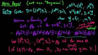 ML 81 Naive Bayes classification [upl. by Osmen]