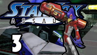 Star Fox Assault  Mission 3 Sargasso Space Zone Hostilities Revisited No Commentary [upl. by Oskar356]