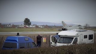 Illegal parkers Foul up best Planespotting site in LancashireBae Systems Warton Aerodrome [upl. by Hosbein24]