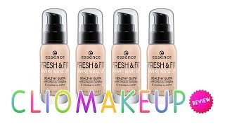 Recensione Fondotinta Essence Fresh amp Fit Awake Foundation Review [upl. by Onaicram]