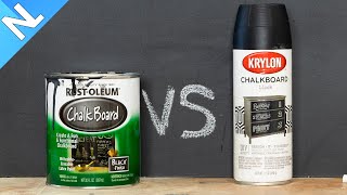 Chalkboard paint which one is better paint or spray Rustoleum vs Krylon [upl. by Neenaej]