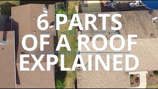 6 Parts of a Roof Explained Fascia Soffit Flashing Drip Edge Valley and Exhaust Venting [upl. by Burrus771]