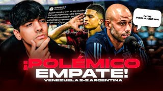 ¡ANALIZAMOS EL VENEZUELA 22 ARGENTINA ¿EMPATE JUSTO  RedWine [upl. by Joannes180]