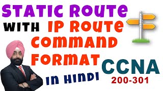 ✅ Static Route  IP Route Command  Routing Part 11  Cisco CCNA 200301 [upl. by Allys]