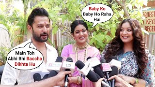 Ishita Dutta Baby Shower Interview With Vatsal Sheth And Tanushree Dutta [upl. by Casi]