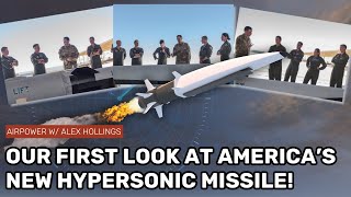 Our first look at Americas HYPERSONIC HACM Missile [upl. by Levona716]