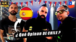 ESPAÑOLES 🇪🇸 Llegan a CHILE 🇨🇱 Para Celebrar FIESTAS Patrias TanoVillar JoeBurgerchallenge1 [upl. by Anahir]