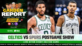 LIVE Celtics vs Spurs Postgame Show  Garden Report [upl. by Nairbal]