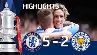 Chelsea 52 Leicester  Official goals and highlights  FA Cup Sixth Round 180312 [upl. by Hendrickson]