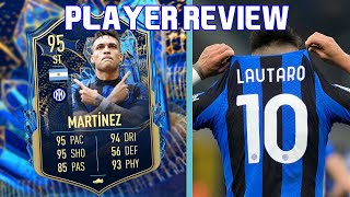 MENTAL STATS 🤯 95 TOTS LAUTARO MARTINEZ PLAYER REVIEW FIFA 23 ULTIMATE TEAM [upl. by Ilocin]