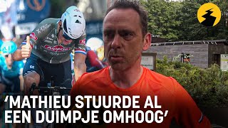 Coach Koos Moerenhout bij Olympische Spelen quotMathieu van der Poel stuurde al een duimpje omhoogquot [upl. by Peatroy]