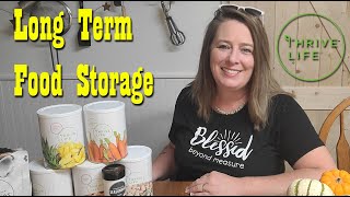 Thrive Life Freeze Dried Food Haul  Long Term Food Storage [upl. by Nomyt]