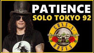 Guns N Roses  Patience  Live in Tokyo 1992 Guitar Solo [upl. by Romona]