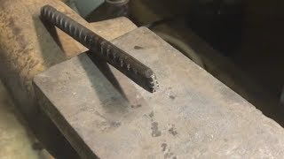 Making a Touchmark Stamp from Rebar [upl. by Custer132]